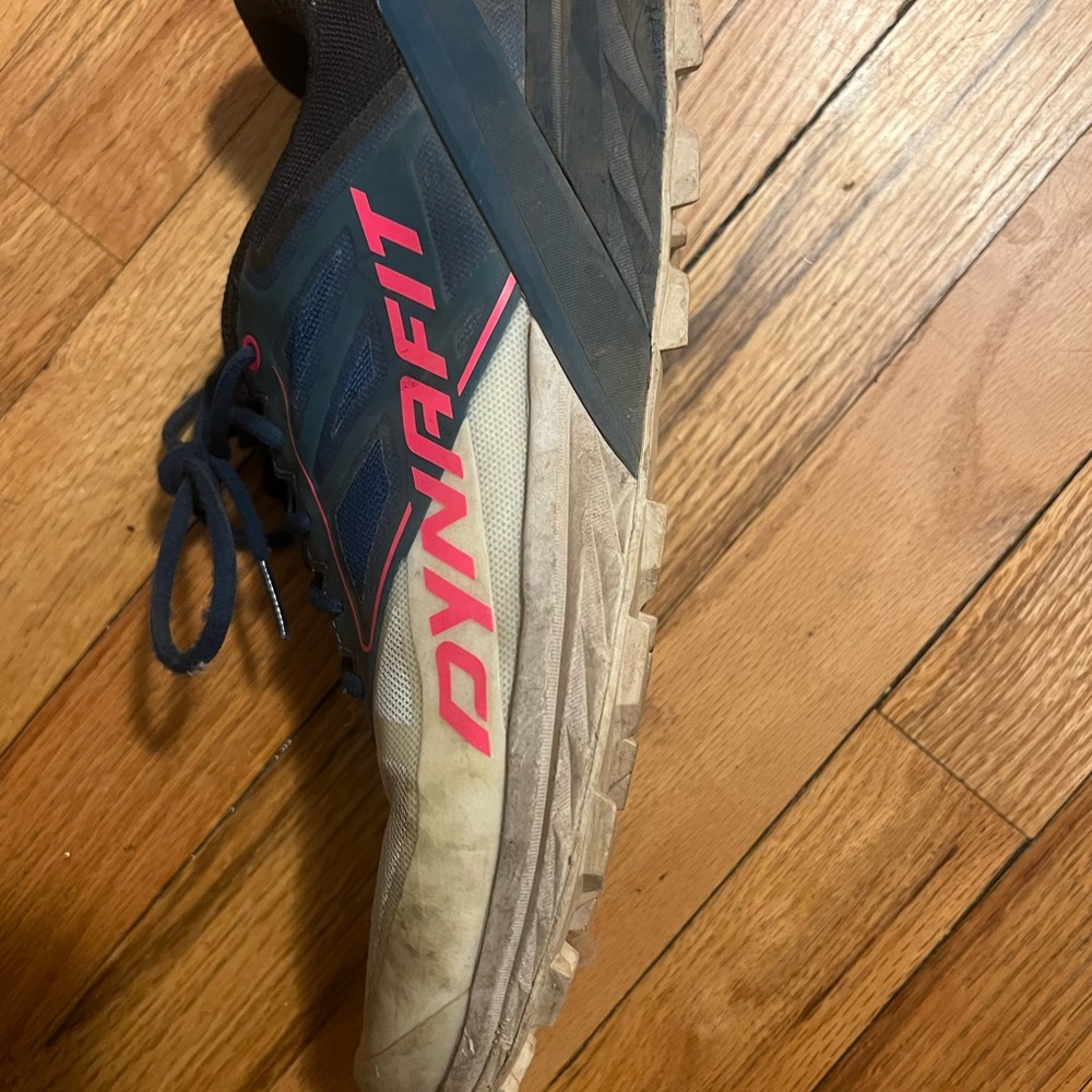 Dynafit Alpine Running Shoes - Blue White and Pink